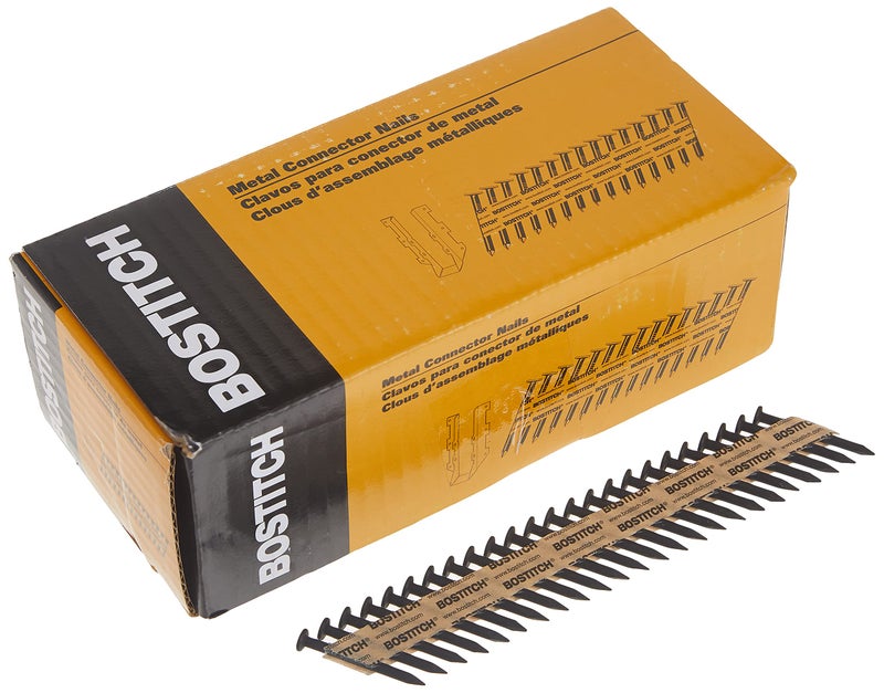 BOSTITCH PT-MC13115-1M 1 1/2-Inch x .131 Paper Tape Collated Metal Connector Nails, 1000-Qty. - Image 1