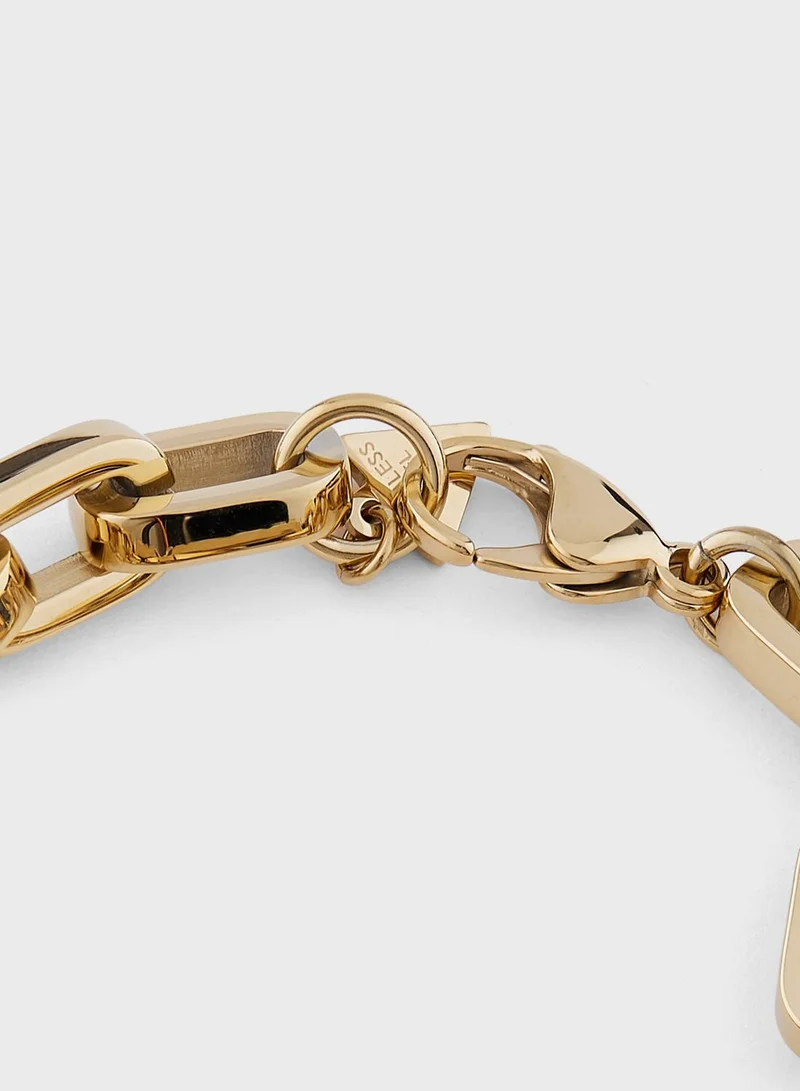 GUESS Crystal Embellished Chain Bracelet