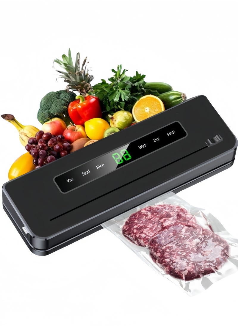 Joshberg Food Vacuum Sealer Machine with Cutter Automatic and Manual Sealer Dry Moist Food Modes Vacuum Sealer  - Image 1