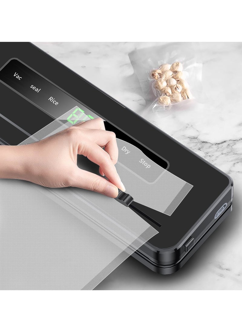 Joshberg Food Vacuum Sealer Machine with Cutter Automatic and Manual Sealer Dry Moist Food Modes Vacuum Sealer  - Image 3