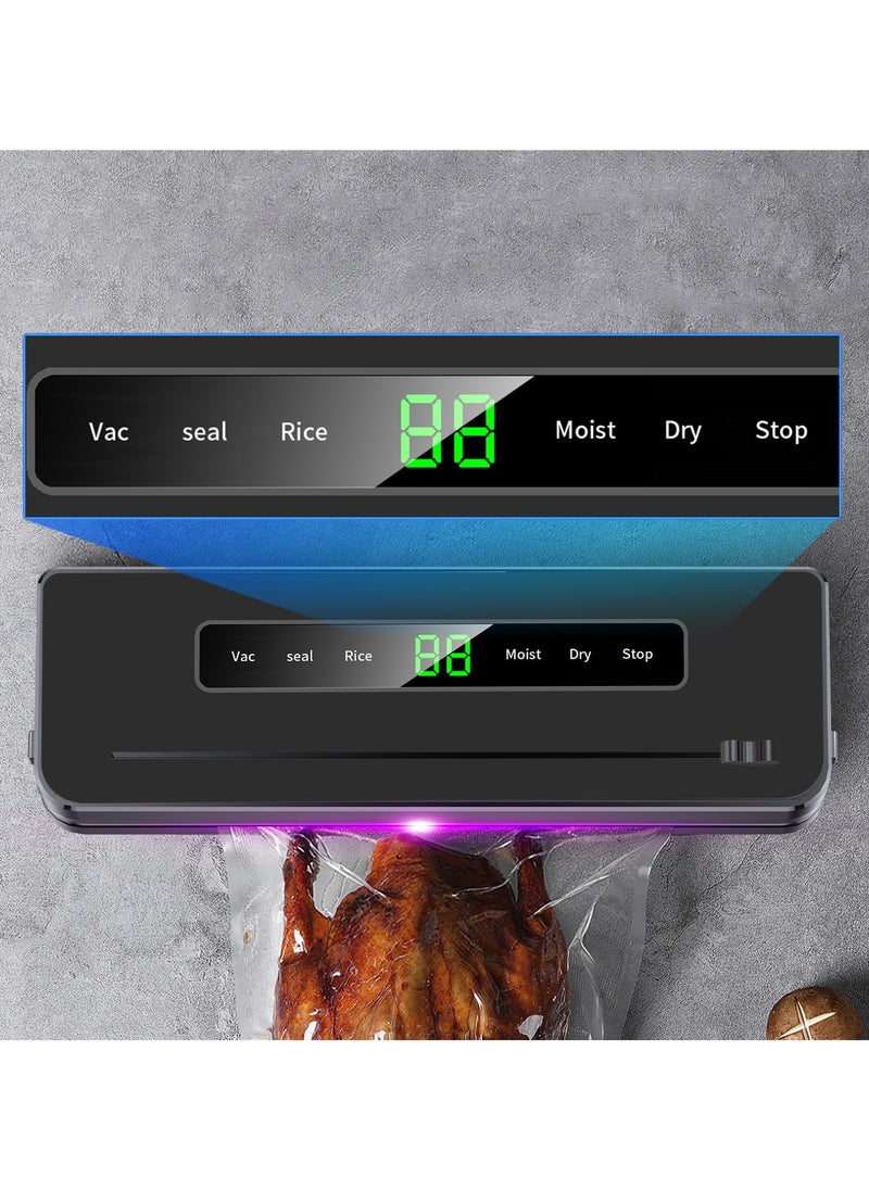 Joshberg Food Vacuum Sealer Machine with Cutter Automatic and Manual Sealer Dry Moist Food Modes Vacuum Sealer  - Image 5