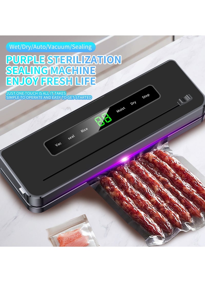Joshberg Food Vacuum Sealer Machine with Cutter Automatic and Manual Sealer Dry Moist Food Modes Vacuum Sealer  - Image 2