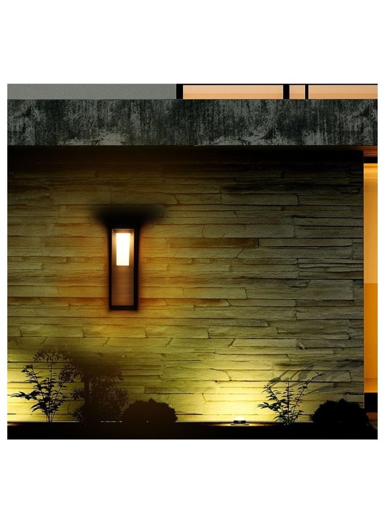 المفتاحة مصباح حديقة خارجي حديث يعمل بالطاقة الشمسية LED - إضاءة مقاومة للماء للممرات والمناظر الطبيعية بإطار معدني، إضاءة بيضاء دافئة، إضاءة موفرة للطاقة للفناء والشرفة والممر والمسار - Image 3