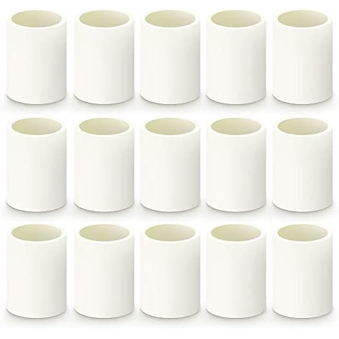 15PCS PVC PIPE FITTING 32MM PVC COUPLING FURNITURE GRADE PIPE SOCKET FITTINGS, FOR HOME OR INDUSTRIAL - Image 1