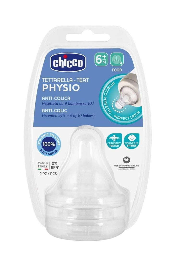 Chicco LOVI 2X Baby Silicone Soother 6-18 Months - Image 1