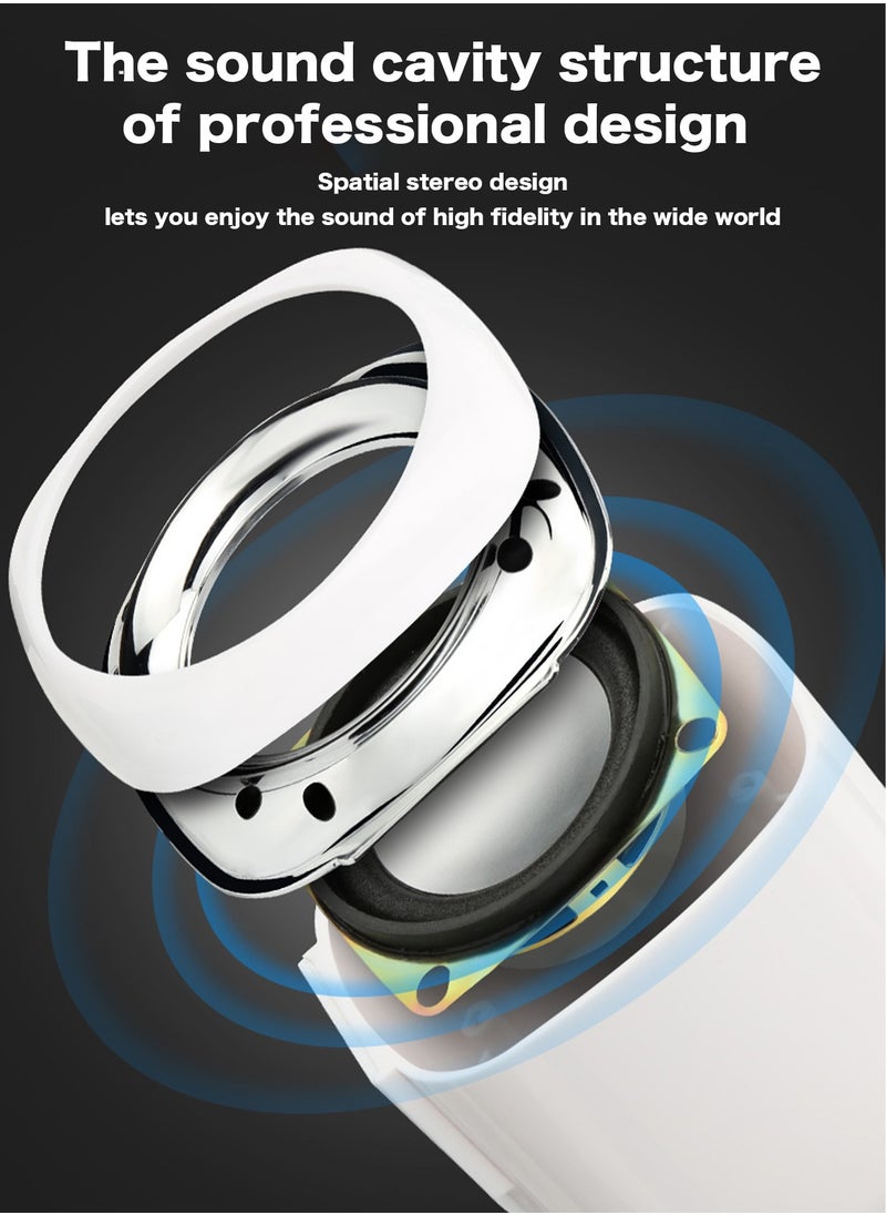 Computer Speakers, 6W PC Powered Speakers USB Speaker Monitor Speakers for Desktop Computer/PC/Laptop Gaming Speaker