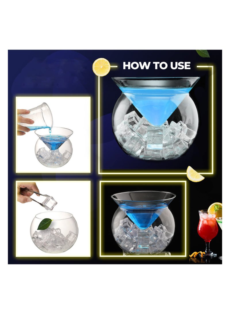 SYOSI Stemless Glass, 4 Set 7 Oz Glasses Set Beautiful Elegant Glass, Ideal Gifts for Housewarming, Wedding, Birthday Celebrations - Image 2