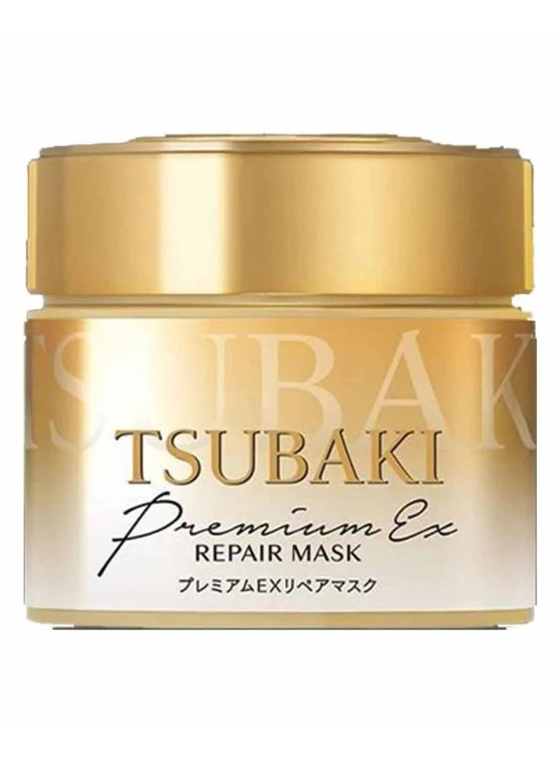 تسوكابي قناع إصلاح الشعر تسوباكي بريميوم من شيسيدو - 180 جرام