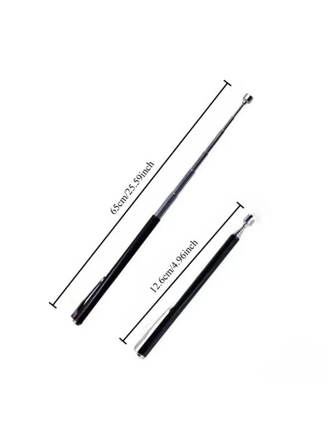 Black 3 In 1 Telescopic Magnetic Tool Extendable Pole For Auto Repair DIY - Image 5