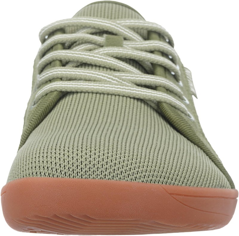 WHITIN Men's Extra Wide Fashion Barefoot Sneakers Zero Drop Sole W81 Size 11W Minimus Weightlifting Minimalist Tennis Shoes Walking Green Gum 44 - Image 2