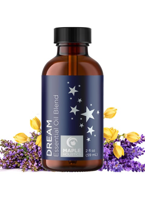 Sleep Essential Oil Blend for Diffuser - Dream Essential Oils for Diffusers Aromatherapy and Relaxation with Clary Sage Ylang-Ylang Roman Chamomile and Lavender for Sleep Time Support (2 Fl Oz)