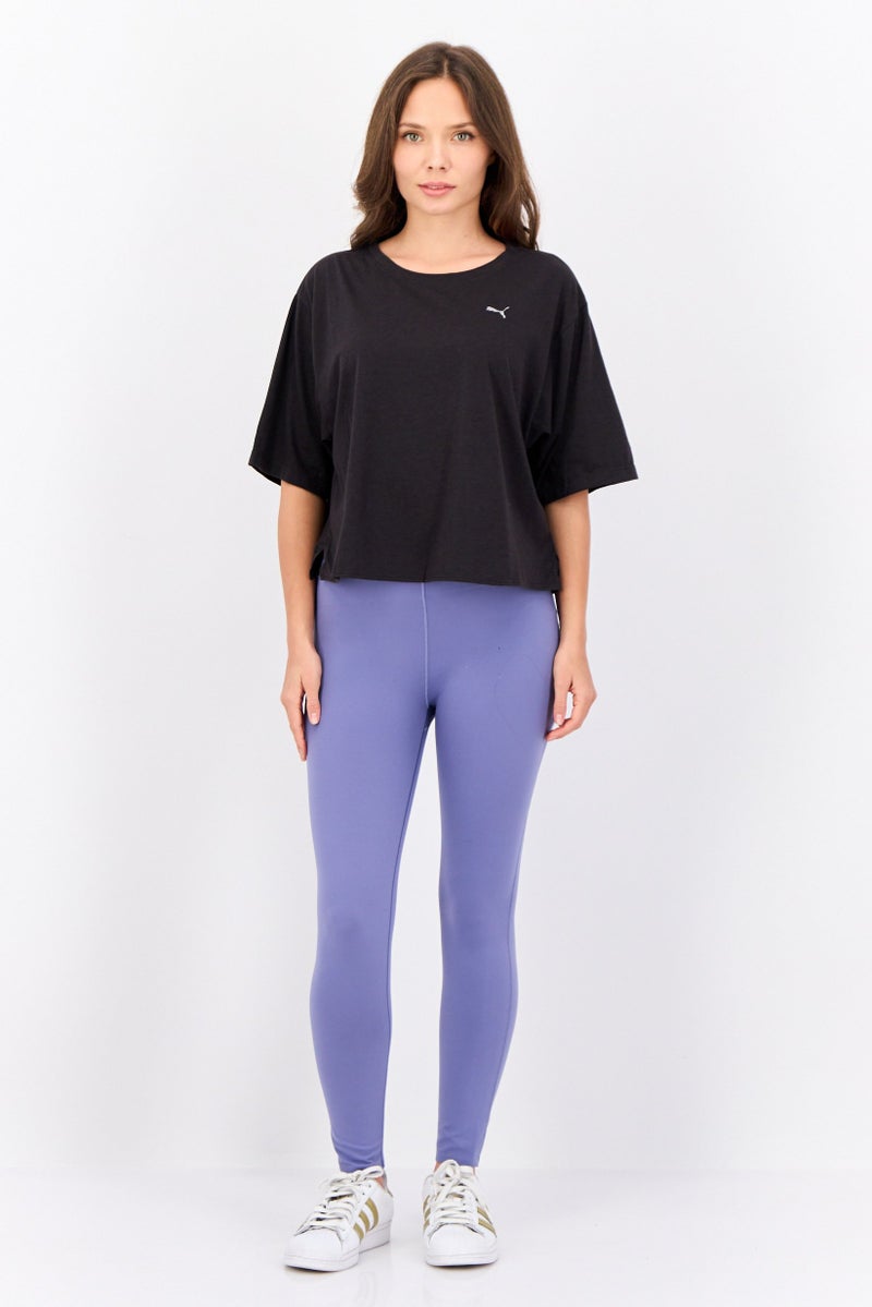 PUMA Women Sportswear Fit Short Sleeves Outdoor Top, Black - Image 3