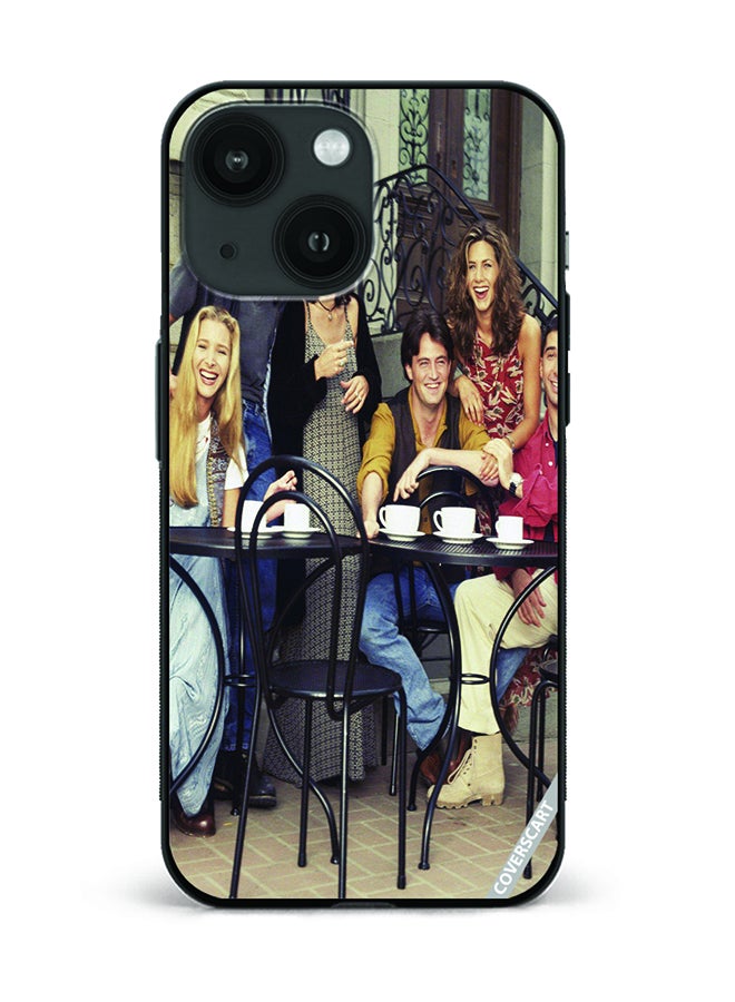 COVERSCART Protective Case Cover For Apple iPhone 15 Plus F R I E N D S Design Multicolour