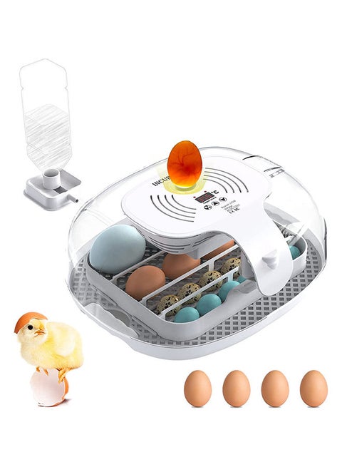 Egg Incubator 16 Eggs Incubators for Hatching Eggs with Automatic Egg Turning, Egg Candler and Automatic Water Adding for Hatching Chickens Ducks Geese Quails