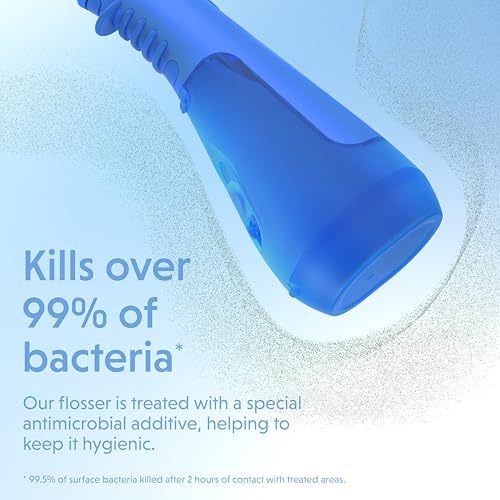 Ordo Water Flossers for Teeth Cordless IPX7 Waterproof Oral Irrigator 3 Pressure Settings Portable Rechargeable Electric Sonic Flosser Dental Professional Recommended Arctic Blue - Image 3