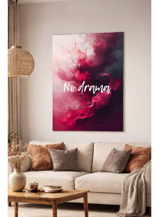 UPC Modern Abstract Wall Poster 50x70 cm – “No Drama” Artistic Design | Premium Wall Art Decor - Image 2