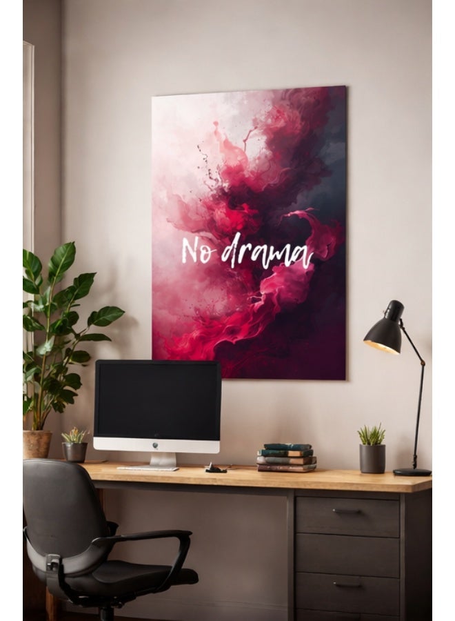 UPC Modern Abstract Wall Poster 50x70 cm – “No Drama” Artistic Design | Premium Wall Art Decor - Image 3