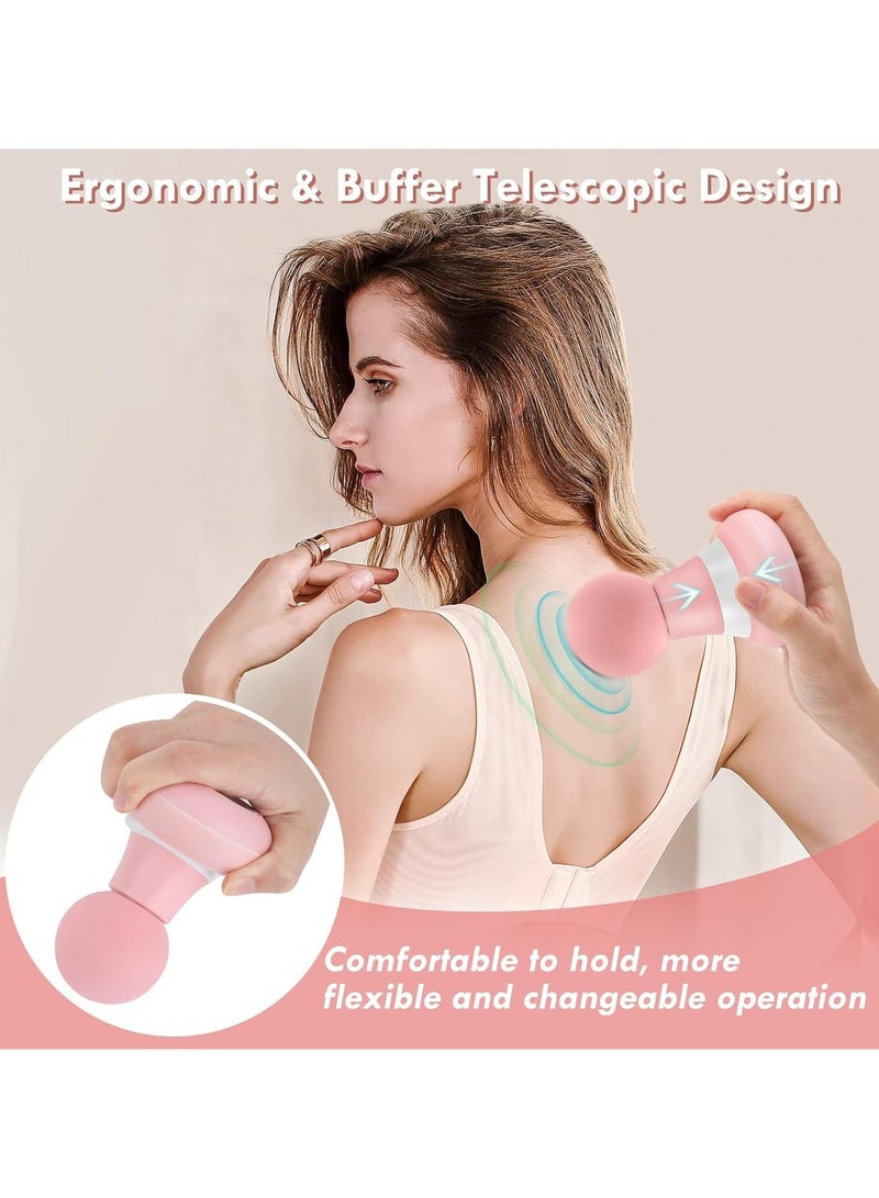 general Back Massager Handheld, Mini Portable Electric Full Body Massager, USB Rechargeable, 6 Vibration Modes for Neck, Shoulder, Leg, Foot Massage, Exercise Recovery - Image 3