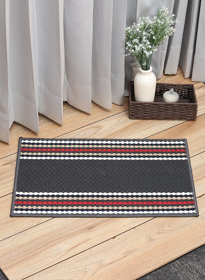 Status Status Contract Anti Slip Front Monsoon Doormat (38x58cm)| Living Room Rug for Entrance Door|Polypropylene Floor Mat for Home|Essential Small Rug for Office, Bedroom & Kitchen - Multi Color - Image 1