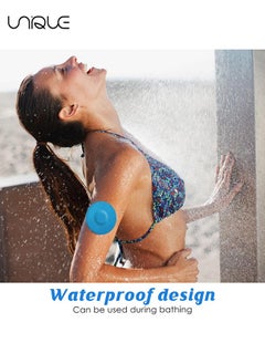 Unique Freestyle Adhesive Patch, 25 PCS Good for Libre– Enlite – Guardian –Pre-Cut Back Paper Waterproof Libre2/3 Sensor Covers（Blue）  - Image 4