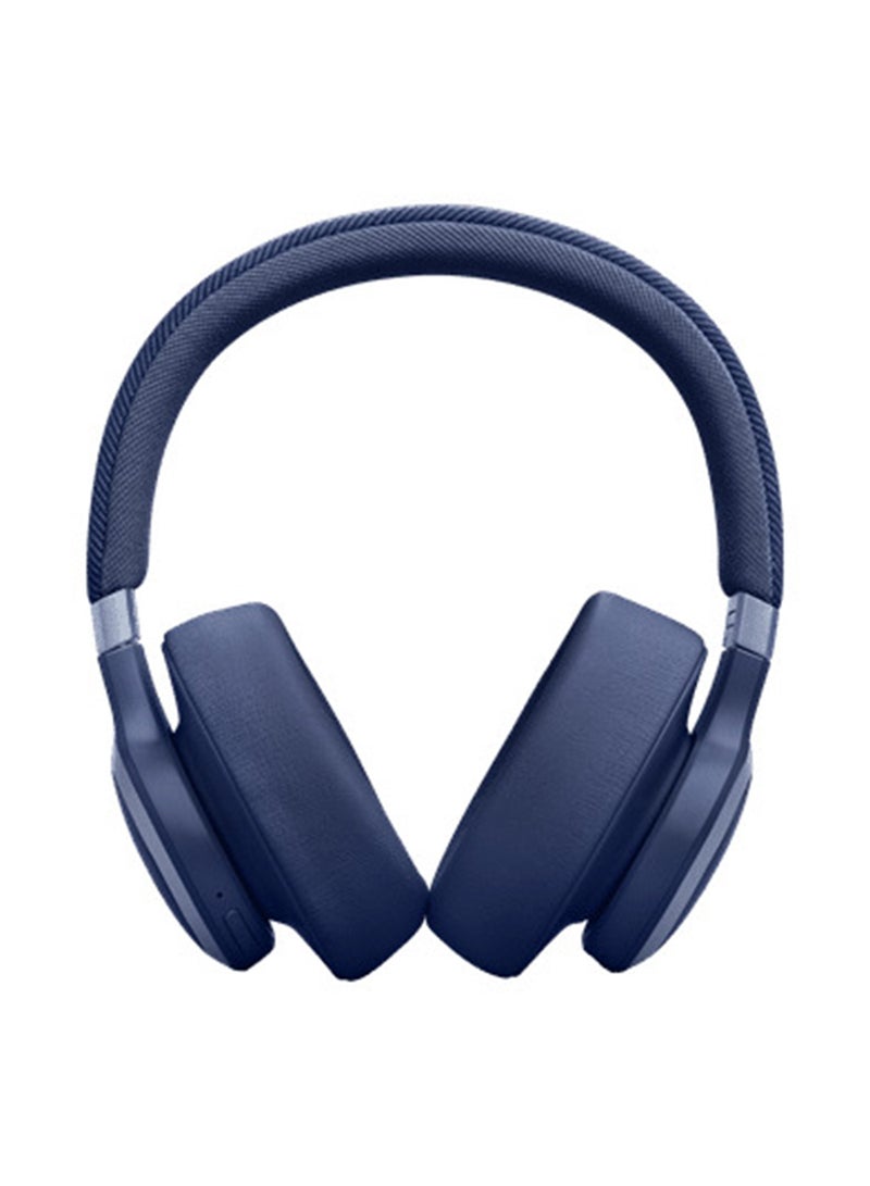 JBL Live 770 NC Wireless Over-Ear Headphones With True Adaptive Noise Cancelling Blue - Image 3