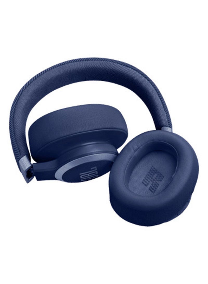 JBL Live 770 NC Wireless Over-Ear Headphones With True Adaptive Noise Cancelling Blue - Image 4
