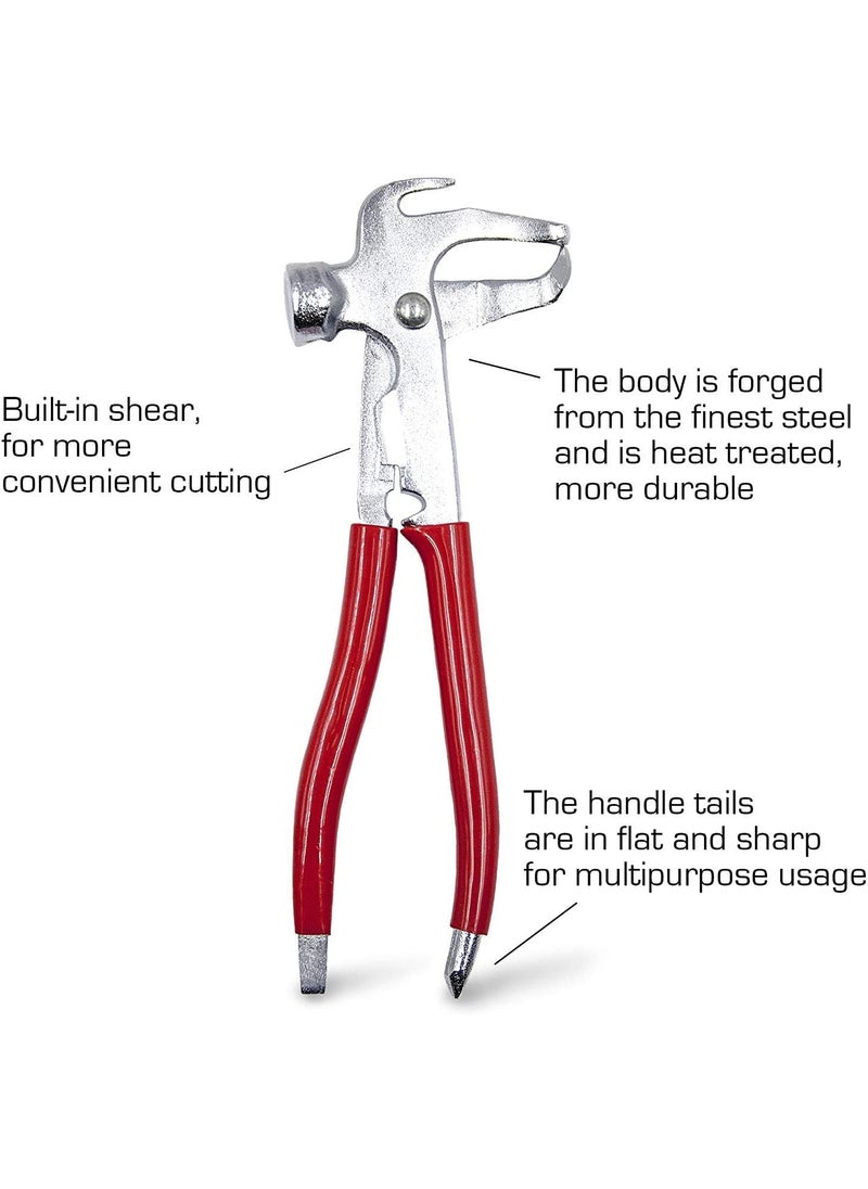 B.K.Jagan and Co B K JAGAN CO Wheel Balancing Weight Plier Hammer With 11 in 1 Pocket Tool 250mm  - Image 3