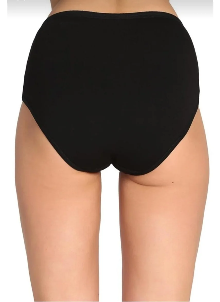 توتكو 924 Women's Lycra Bato Panties, Pack of 6, Black