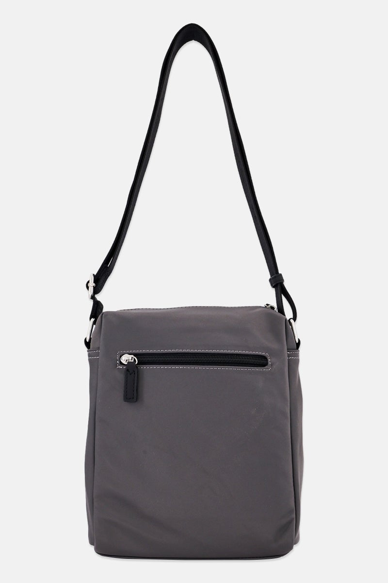CERRUTI 1881 Men Brand Logo Cross Body Bag, Grey  - Image 3