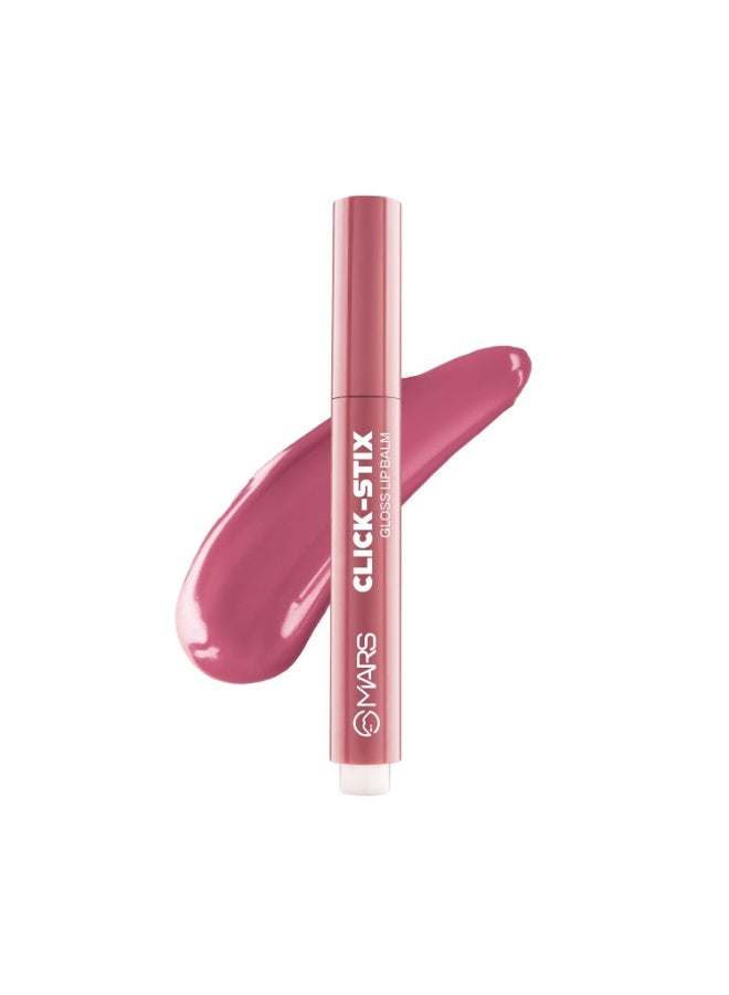 مارس مرطب شفاه مارس كليك ستيكس اللامع (2.0 غرام) (06-روز داسك) | غني بالتصبغات | لمسة نهائية لامعة للغاية | غير لزج | مرطب | غني بزبدة الكاكاو - Image 4