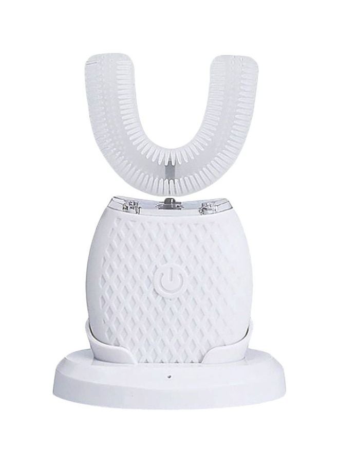 U-Shaped Ultrasonic Electric Toothbrush White - Image 1