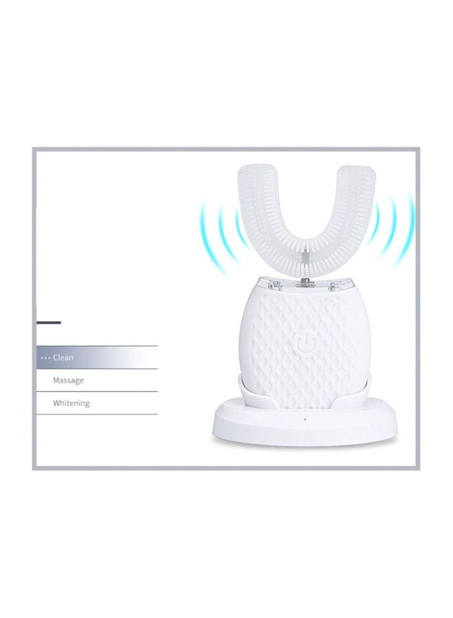 U-Shaped Ultrasonic Electric Toothbrush White - Image 3