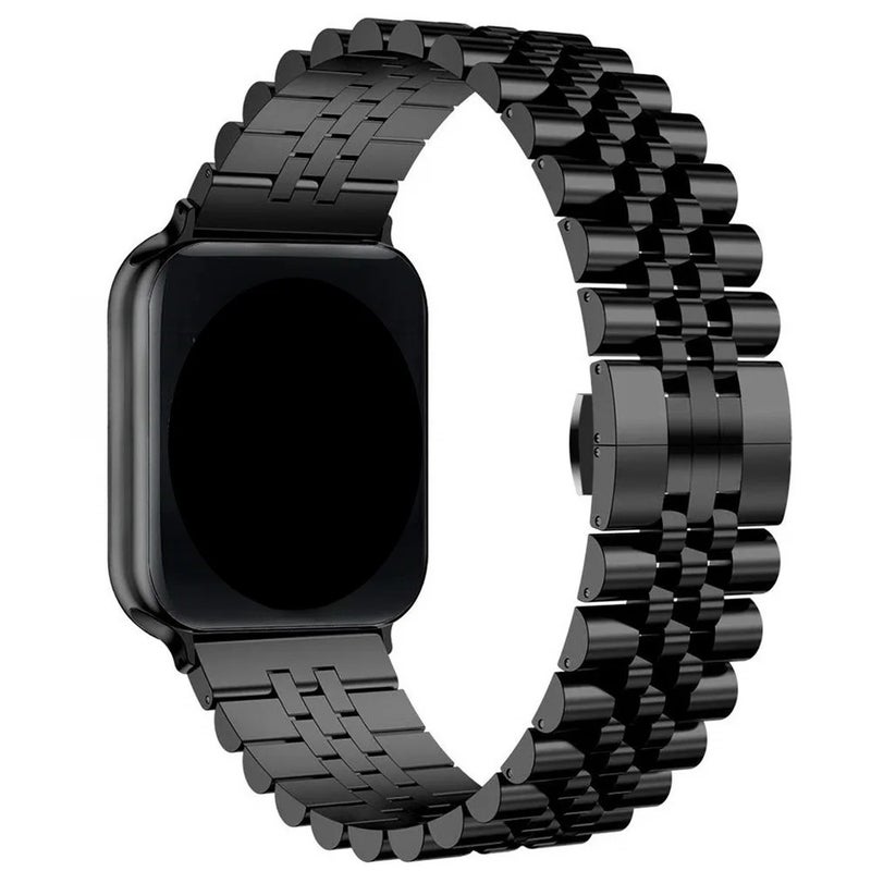 Bluejw Luxury Stainless Steel Smart Strap for Apple Watch 44mm 42mm 40mm 38mm – Premium Metal Bracelet Replacement Band Compatible with iWatch Series 6/5/4/3/2/1 - Image 1