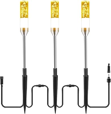 GreenClick GreenClick 3 Pack Extension Path Lamps Landscape Path Lights, Connect 24 Lamps on One Adapter, IP65 Waterproof LED Path  - Image 1