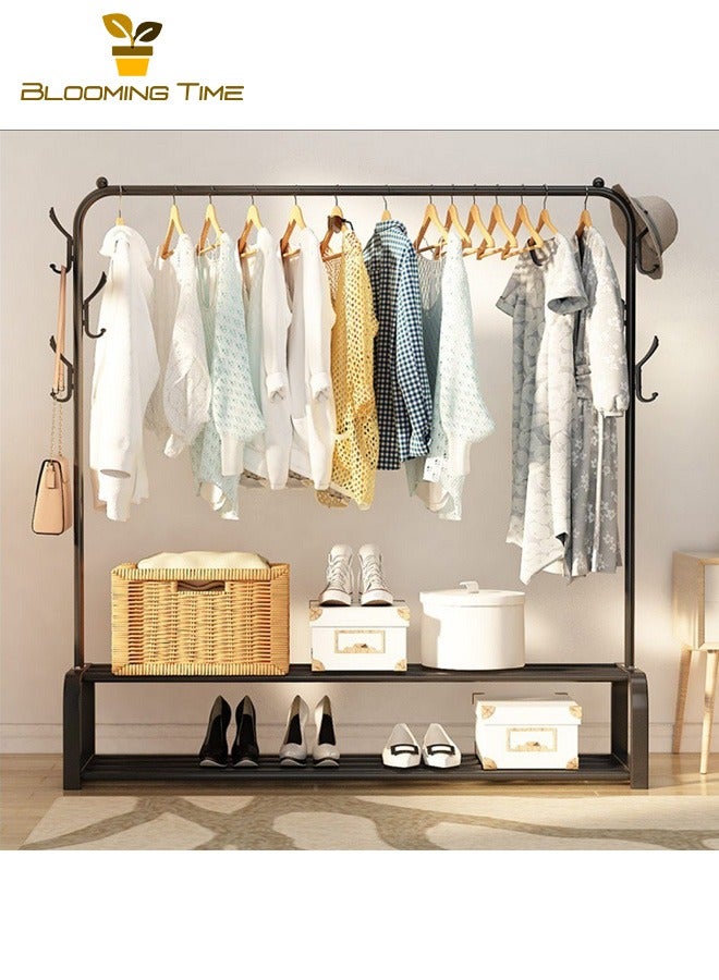 BLOOMING TIME Simple Wardrobe Household Bedroom Movable Multi-function Corner Assembly Hanging Wardrobe Clothes Storage Cabinet Economical Strong And Durable - Image 1