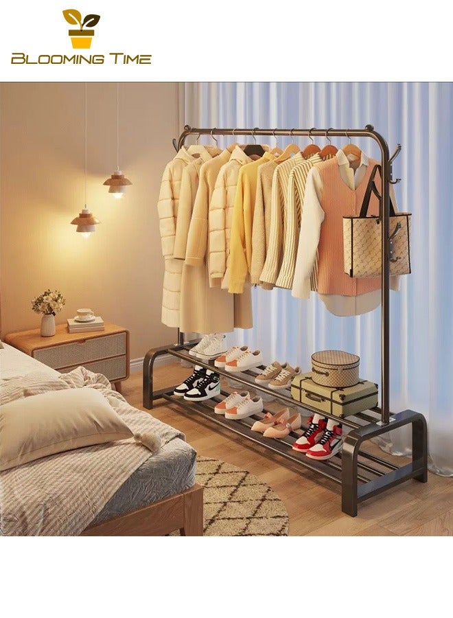 BLOOMING TIME Simple Wardrobe Household Bedroom Movable Multi-function Corner Assembly Hanging Wardrobe Clothes Storage Cabinet Economical Strong And Durable - Image 2