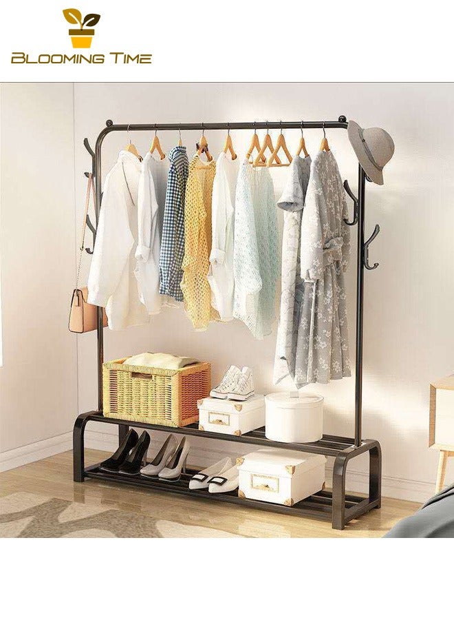 BLOOMING TIME Simple Wardrobe Household Bedroom Movable Multi-function Corner Assembly Hanging Wardrobe Clothes Storage Cabinet Economical Strong And Durable - Image 3