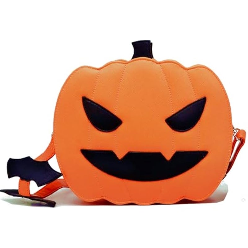 Girls  Pumpkin Purse Crossbody PU Leather Upgrade Pumpkin Purse for Women - Image 1