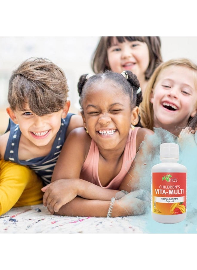 Mountain Meadow Herbs Mountain Meadow Herbs Children's Vita-Multi: Blended Vitamin & Mineral Supplement - Fast Absorbing Liquid Kids Vitamins with Fruits, Greens, and Eye-Protecting Lutein (16 oz.)  - Image 3