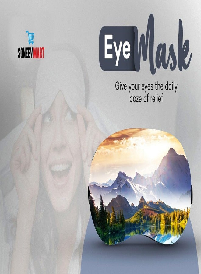 SONEEV MART قناع العين الجل الفاخر من سونيف مارت للاسترخاء المهدئ وتخفيف التوتر، قابل لإعادة الاستخدام، ومثالي للعلاج البارد، لعلاج انتفاخ العينين والهالات السوداء والصداع. - Image 5