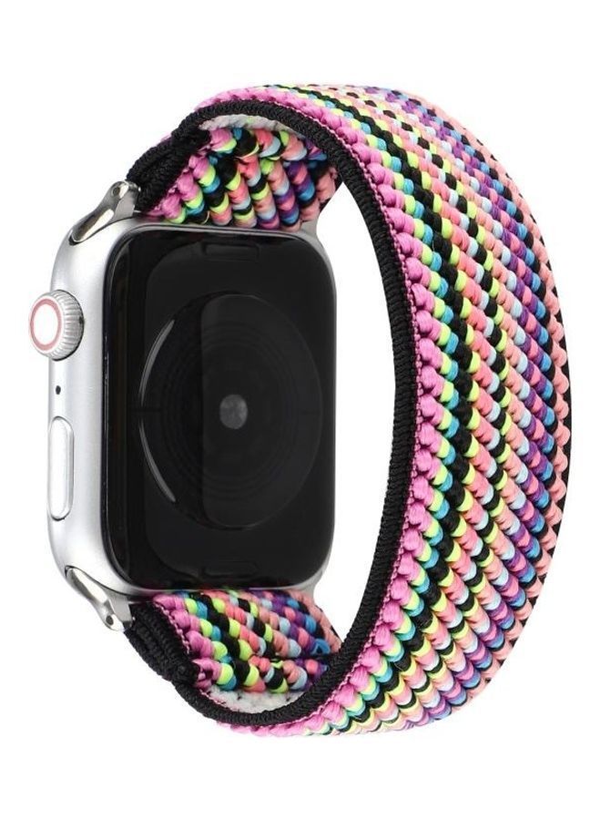 NIBEMINENT Replacement Watchband For Apple Watch Series 7 45mm/6 & SE 5 4 44mm/3 2 1 42mm Multicolour - Image 1