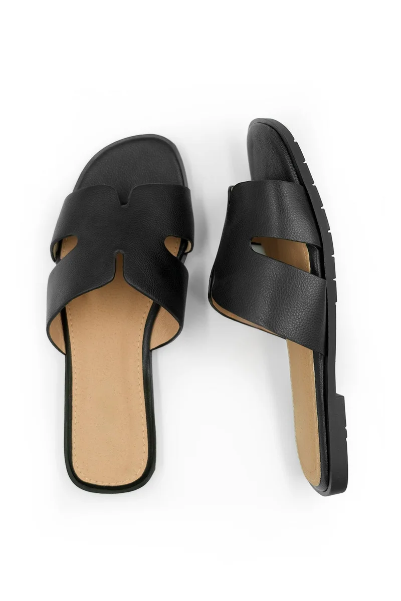 Where's That From 'Mae' Pu Strap Sandals