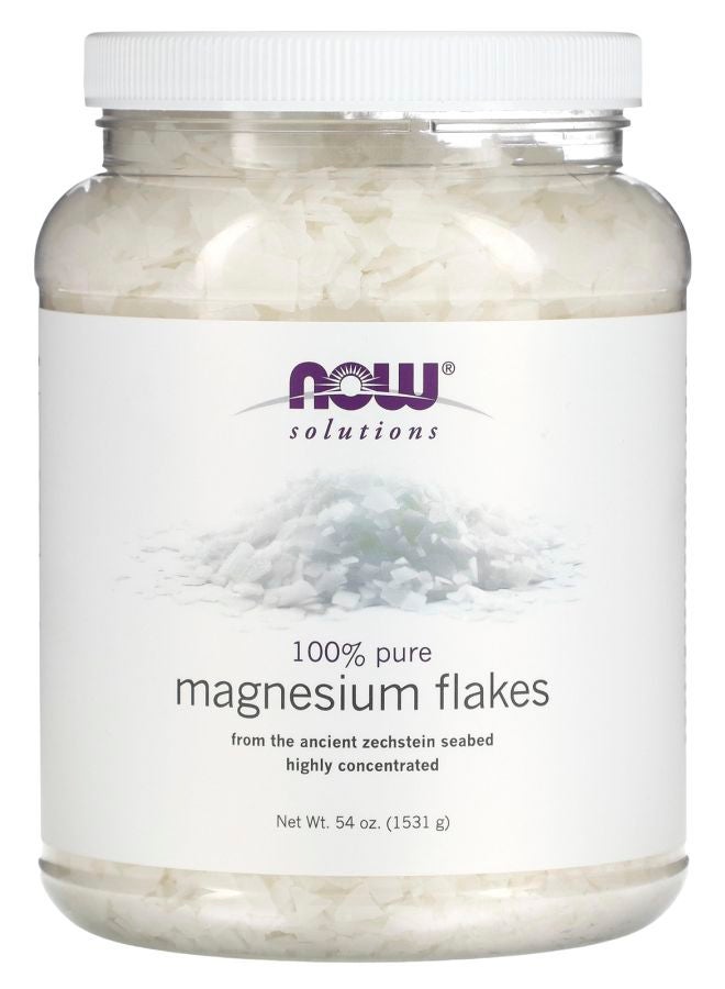 now Solutions 100% Pure Magnesium Flakes 54 oz (1531 g)