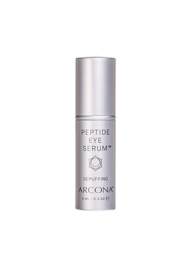 Arcona ARCONA Peptide Eye Serum - Coffee Extract Reduces Puffiness, Aloe + Lavender Soothe, Peptides Reduce Fine Lines + Wrinkles .3 oz. Made In The USA - Image 1