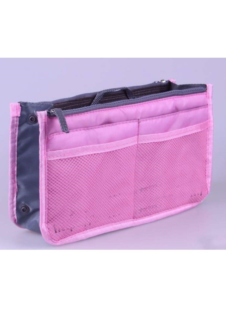 عام حقيبة يد لتنظيم مستحضرات التجميل وردي - Image 4