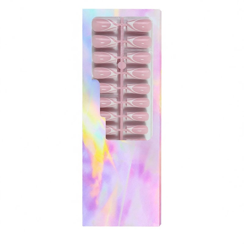 Nail Art Wearable Nail Art Removable Nail Art Nail Art Fake Nail Stickers 15 Sizes Total 150pcs - Image 5