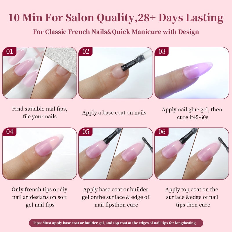 Nail Art Wearable Nail Art Removable Nail Art Nail Art Fake Nail Stickers 15 Sizes Total 150pcs - Image 4
