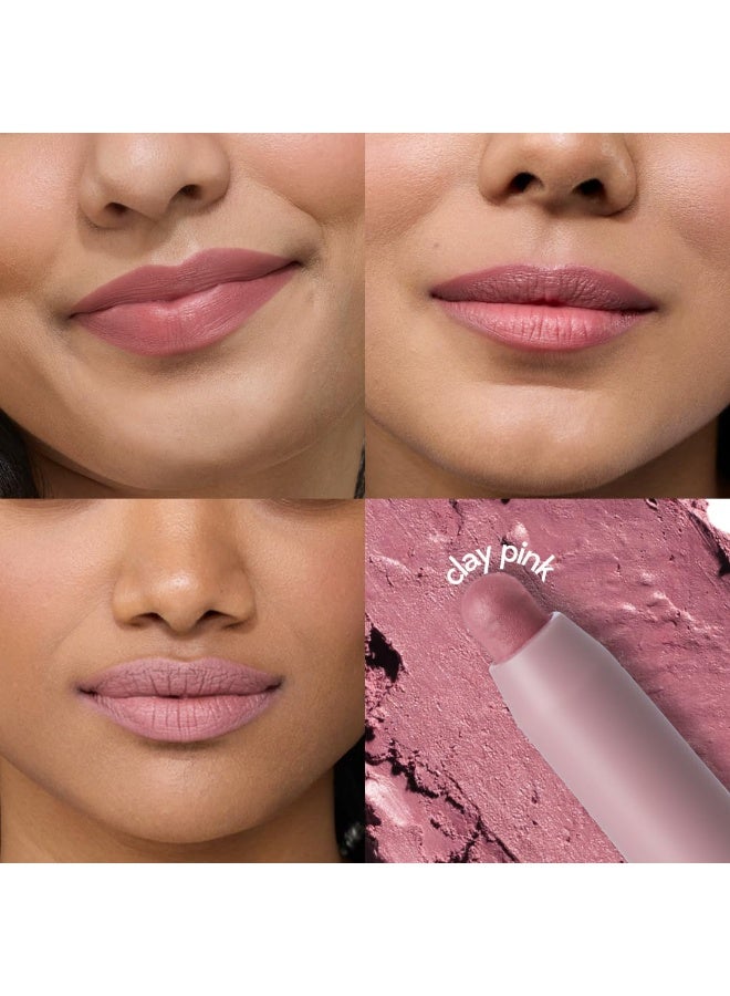 Ruby's Organics Ruby’s Organics OneStick Lipstick for Women-Blurr, Lip and Cheek Colour Crayon, Matte Finish, Lip Makeup- Enriched with Antioxidants and Vitamins, Chemical Free- Clay Pink - Image 4