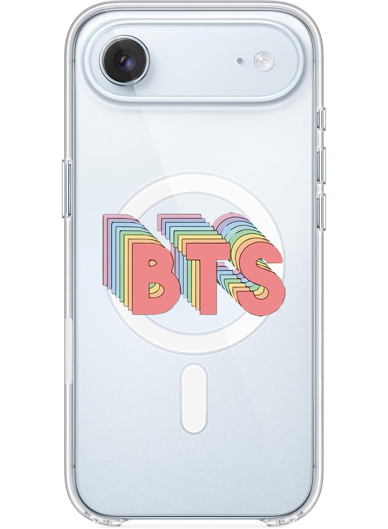 Theodor Magnetic Case for Apple iPhone 17 Air Compatible with MagSafe Wireless Charging, Shockproof Phone Bumper Cover - BTS - Image 1