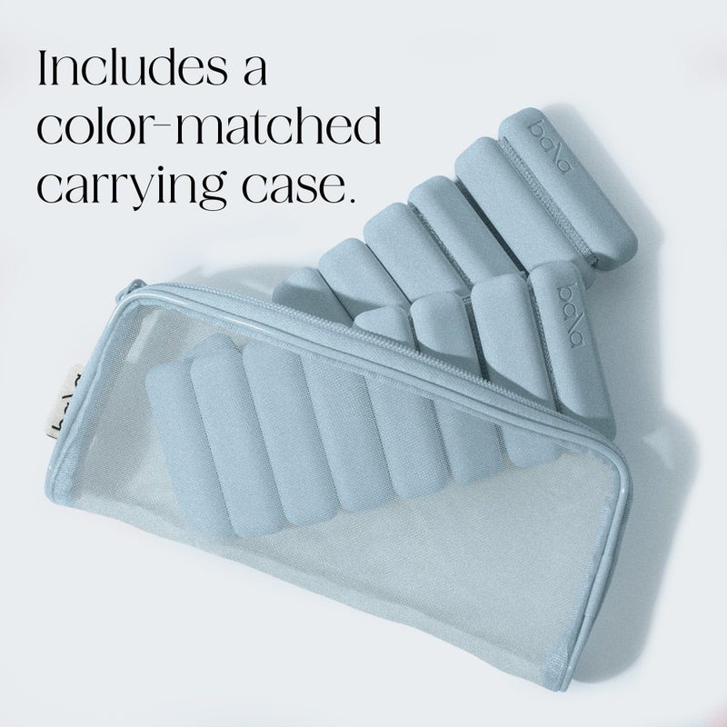 Bala Bangles Wrist & Ankle Weights for Women & Men - 2 lb Adjustable Weighted Bands - Soft Silicone Arm & Leg Weights for Pilates, Yoga, Walking, Barre, Home Workout & Strength Training Exercise - Image 5